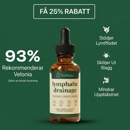 Velonia® Lymfdroppar för Lymfdränage